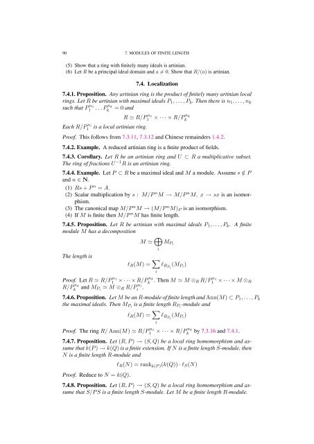 Commutative algebra - Department of Mathematical Sciences - old ...