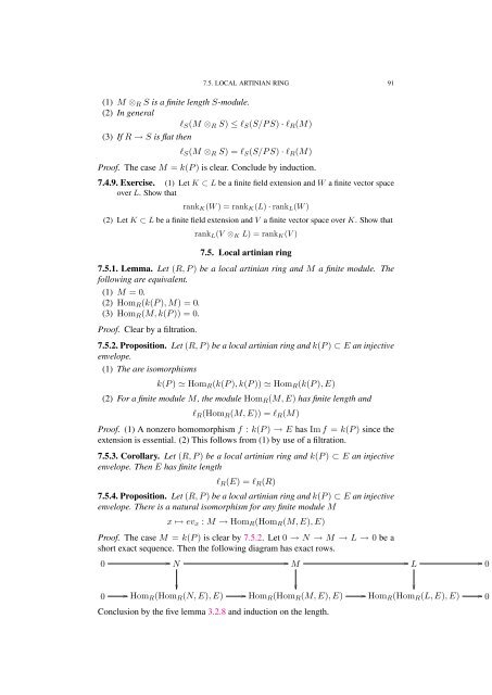 Commutative algebra - Department of Mathematical Sciences - old ...