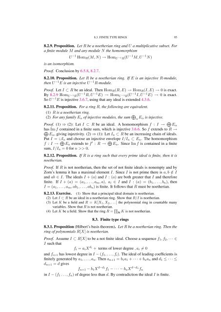 Commutative algebra - Department of Mathematical Sciences - old ...
