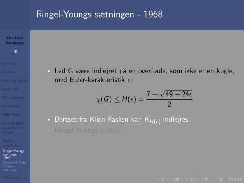 Fire-farve Sætningen