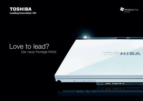 Love to lead? - Toshiba