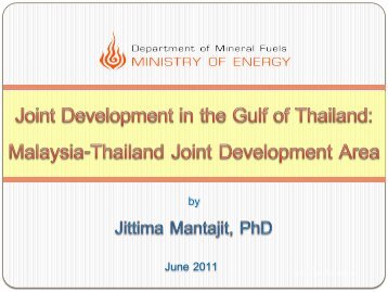 Malaysia-Thailand Joint Development Area (MTJDA)