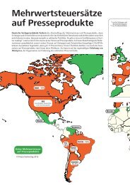 Mehrwertsteuersätze weltweit - BPV Medien Vertrieb