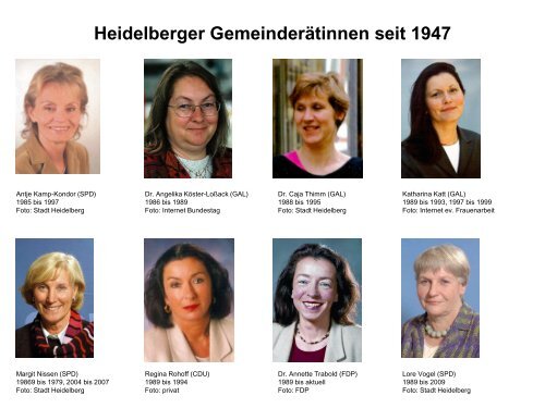 Frauenwahlrecht in Deutschland ... - Stadt Heidelberg