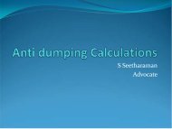 Anti dumping Calculations