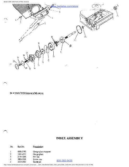 Berkel 3340 3350 Parts (HTML Version) - Berkel Sales & Service