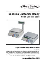 IX series Customer Ready - Berkel Sales & Service