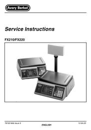 FX220 - Berkel Sales & Service