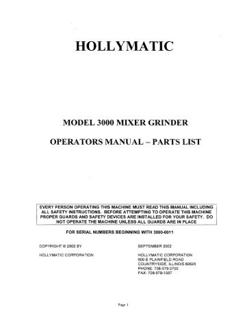 HOLLYMATIC - Berkel Sales & Service