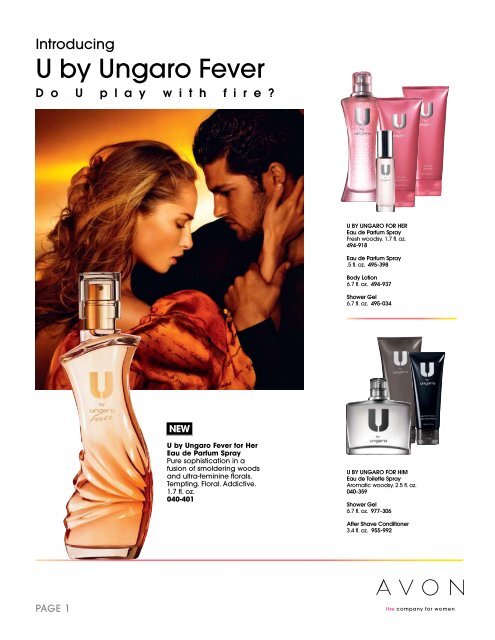 U by online ungaro perfume