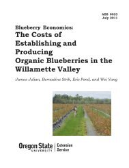 The Costs of Establishing and Producing Organic Blueberries in the ...