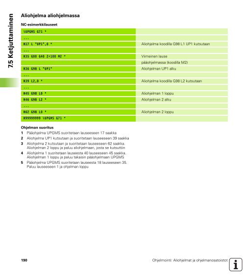 TNC 320 DIN/ISO - heidenhain