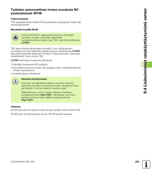 TNC 320 DIN/ISO - heidenhain