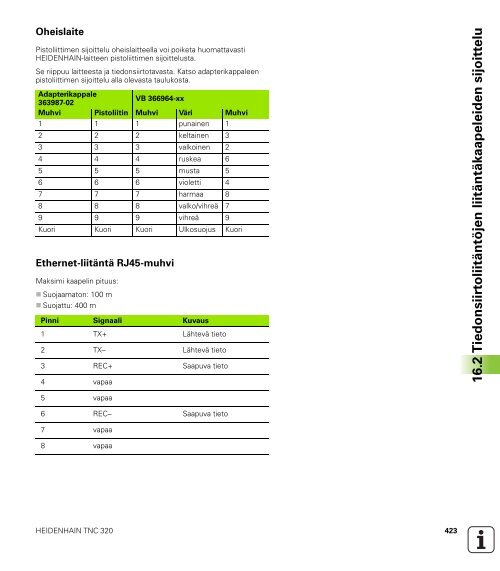 TNC 320 DIN/ISO - heidenhain