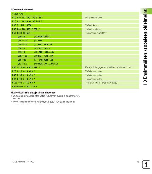 TNC 320 DIN/ISO - heidenhain