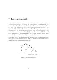 Kontextfria grammatiker - Stp