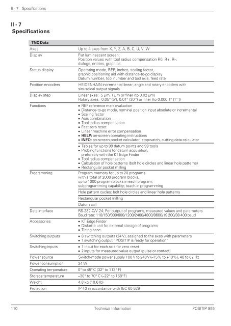 POSITIP 855 - heidenhain - DR. JOHANNES HEIDENHAIN GmbH