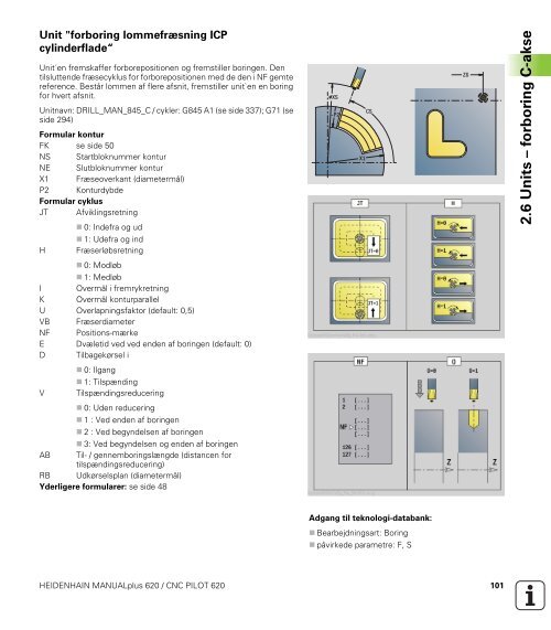 2.5 Units ? boring C-akse - heidenhain