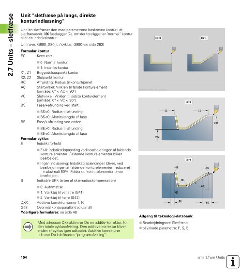 2.5 Units ? boring C-akse - heidenhain