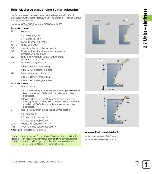 2.5 Units ? boring C-akse - heidenhain