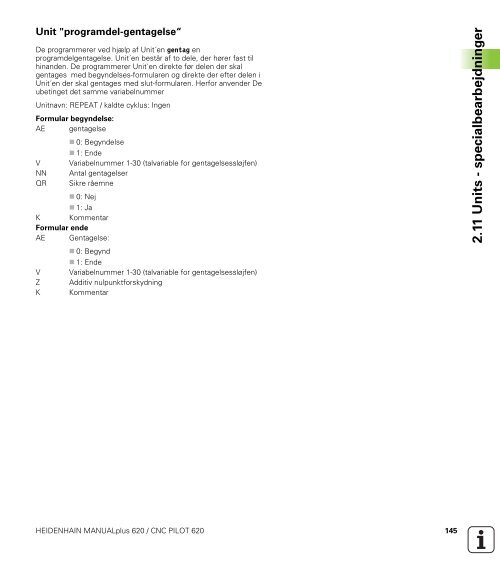 2.5 Units ? boring C-akse - heidenhain