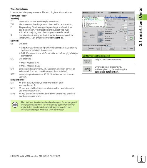 2.5 Units ? boring C-akse - heidenhain