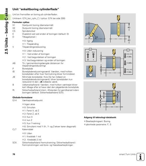 2.5 Units ? boring C-akse - heidenhain