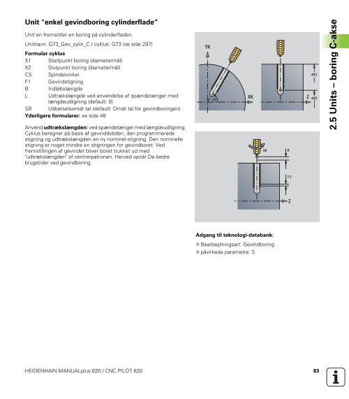 2.5 Units ? boring C-akse - heidenhain