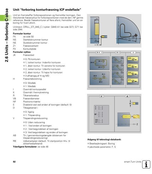 2.5 Units ? boring C-akse - heidenhain