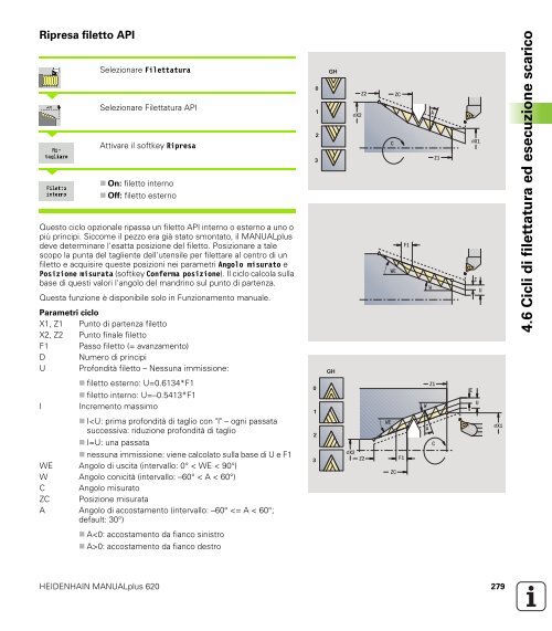 4.4 Cicli di asportazione trucioli - heidenhain