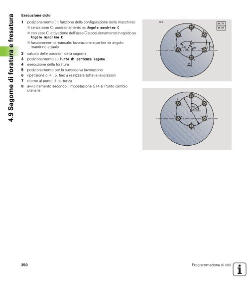 4.4 Cicli di asportazione trucioli - heidenhain