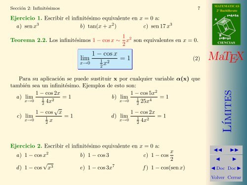 Límites de Funciones