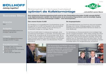 Success Story Bolzensetzen in Hochgeschwindigkeit optimiert die ...