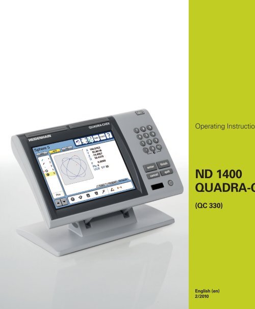 ND 1400 QUADRA-CHEK - heidenhain - DR. JOHANNES ...