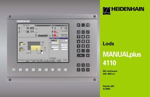 MANUALplus 4110 - heidenhain