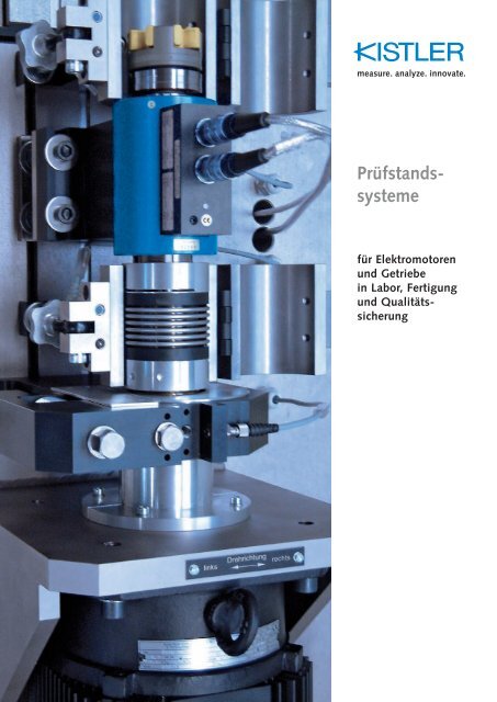 Prüfstandssysteme [PDF, 2.00 MB] - MTS Messtechnik Schaffhausen ...