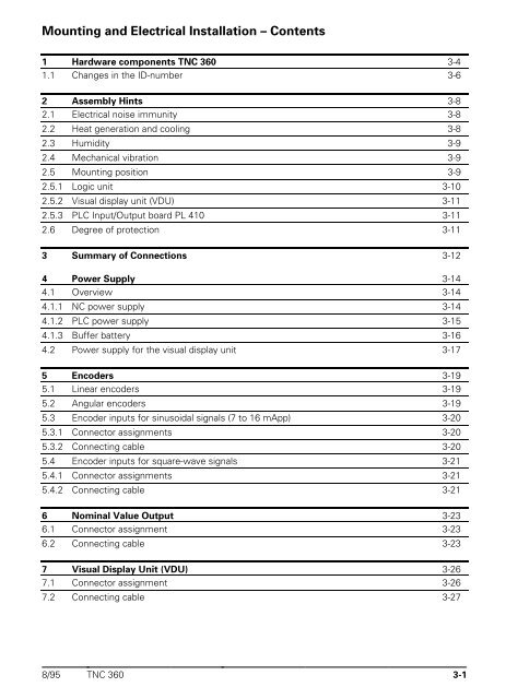 Technical Manual TNC 360 - heidenhain - DR. JOHANNES ...