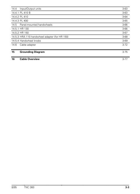 Technical Manual TNC 360 - heidenhain - DR. JOHANNES ...