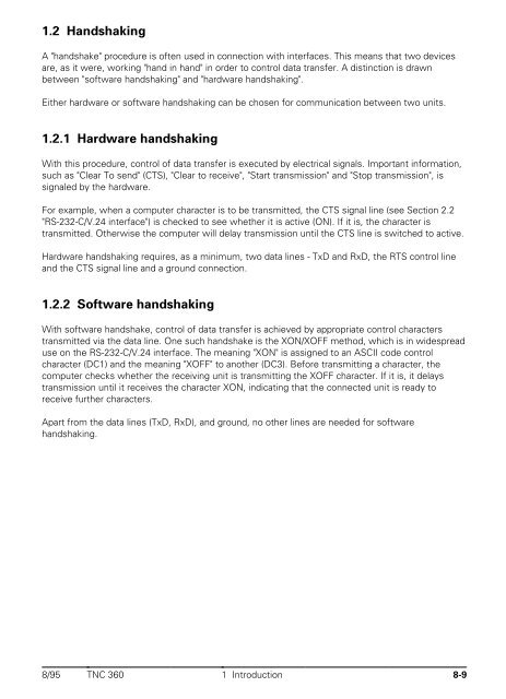 Technical Manual TNC 360 - heidenhain - DR. JOHANNES ...