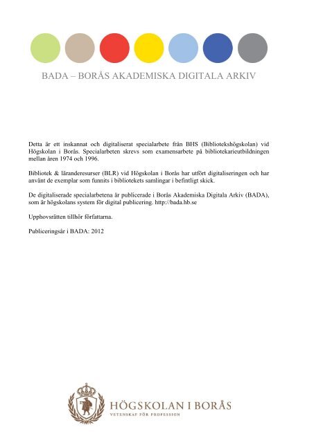 1978 nr 2.pdf - BADA - Högskolan i Borås