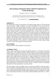 Downscaling of Regional Climate Model Precipitation for Urban ...