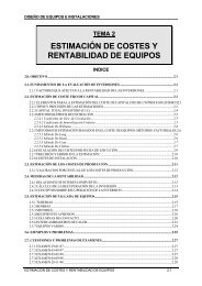 2.- Estimación de Costes y Rentabilidad de Equipos