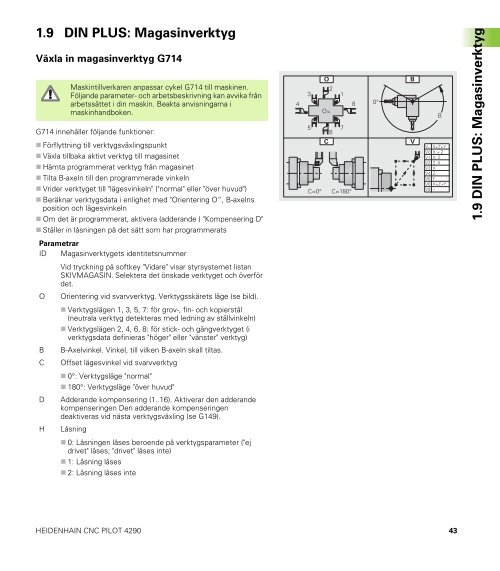 CNC PILOT 4290 B- och Y-axel - heidenhain - DR. JOHANNES ...