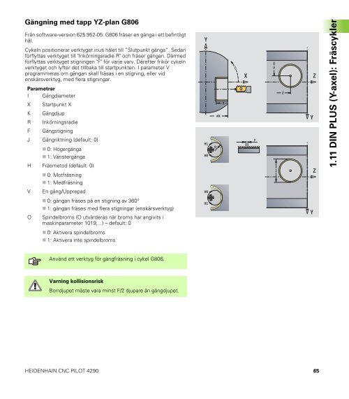 CNC PILOT 4290 B- och Y-axel - heidenhain - DR. JOHANNES ...