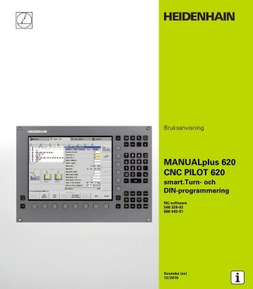 MANUALplus 620 / CNC PILOT 620 sv - heidenhain