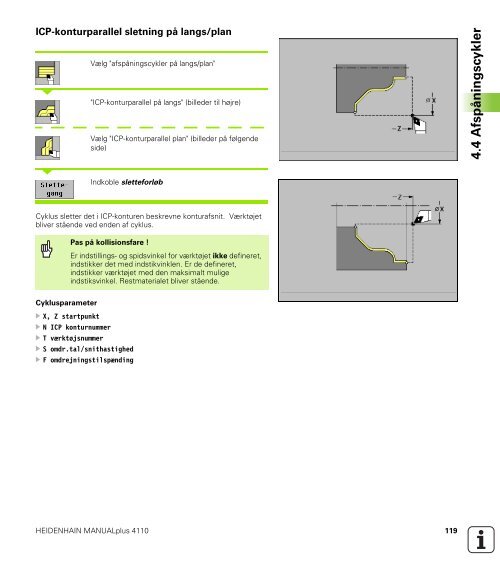 4.5 Stikcy kler - heidenhain