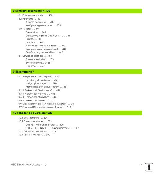 4.5 Stikcy kler - heidenhain