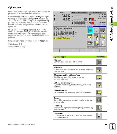 4.5 Stikcy kler - heidenhain