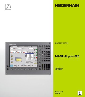 4.5 Stickcykler - heidenhain