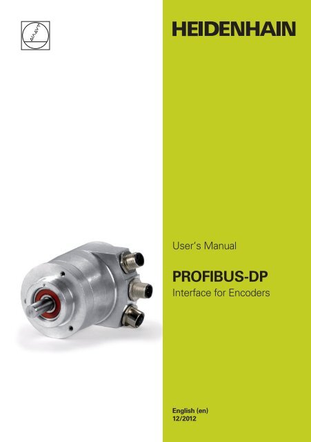 PROFIBUS-DP User Manual for Encoder - heidenhain - DR ...